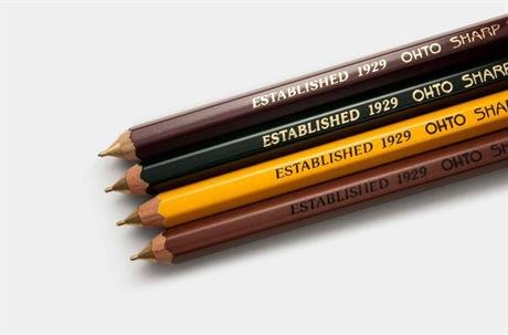 Ohto Wooden Versatil Kalem 0.5Mm Bordo Aps-280E