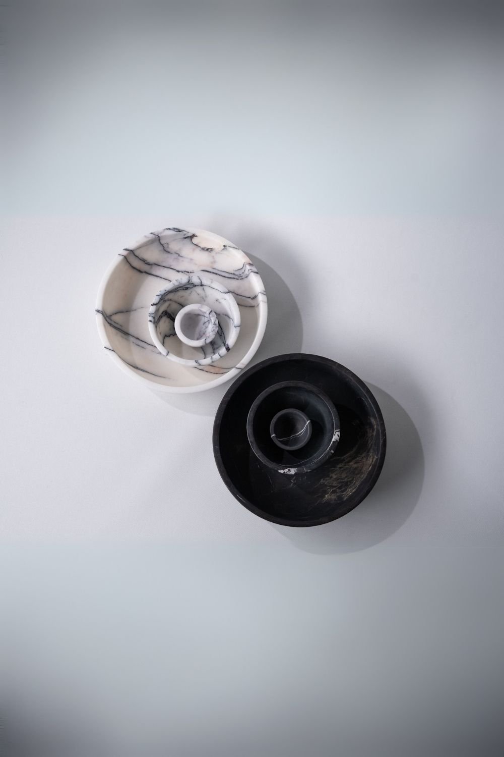 oinostudio-Georgia Mermer Kase / 3'lü Takım-Tabak & Kase-4-Milagron.com