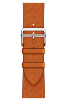 Apple Watch Uyumlu Multi Hole Deri Kordon Orangeade