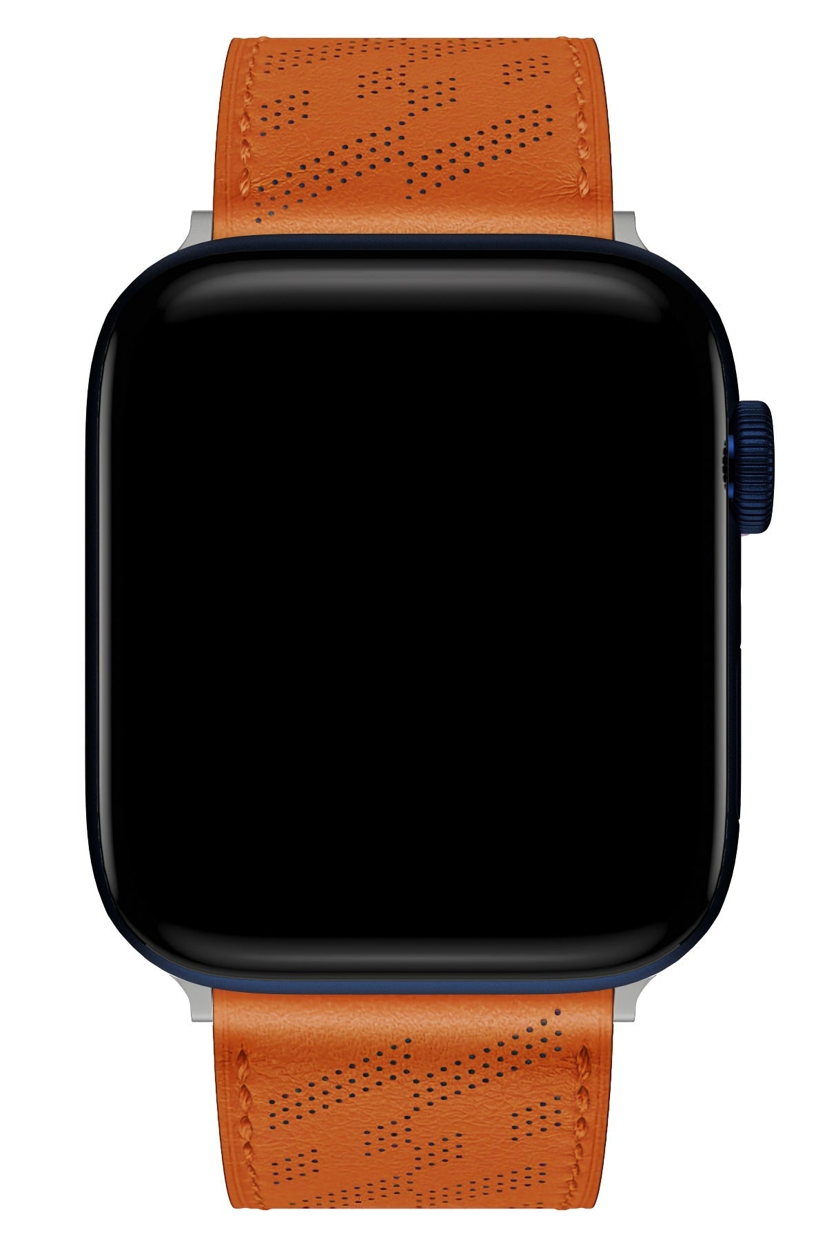 Apple Watch Uyumlu Multi Hole Deri Kordon Orangeade