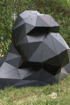 OTTOCKRAFT | Dekoratif Objeler | OTTOCKRAFT™ | KING KONG - 3D Geometrik Metal Goril Figürü | Milagron 