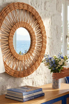Duvar Aynası | El Yapımı Premium Rattan Ayna - 3