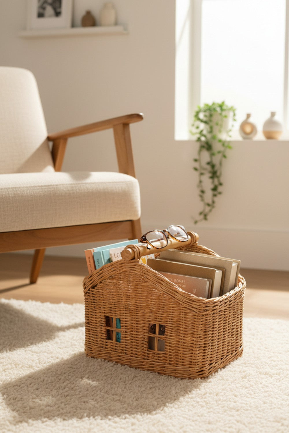Tiny House Premium Rattan Organizer Sepet - 2