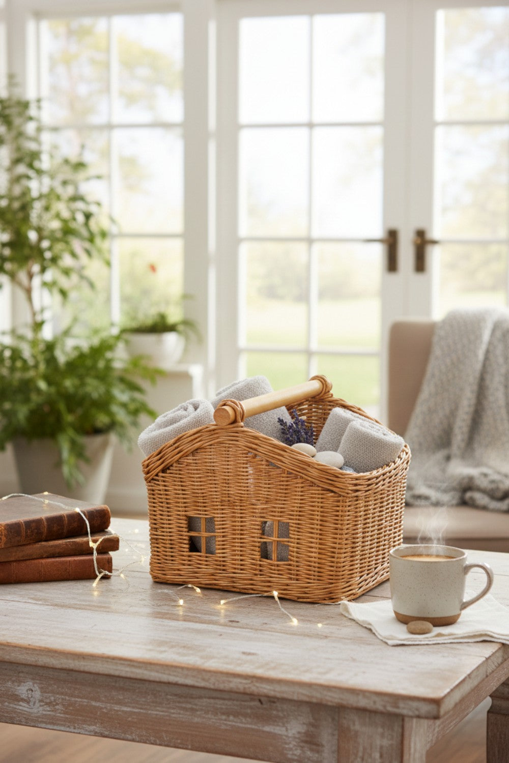 Tiny House Premium Rattan Organizer Sepet - 6