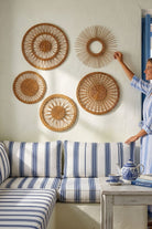 Premium Rattan 5'li Duvar Dekor Seti - 2
