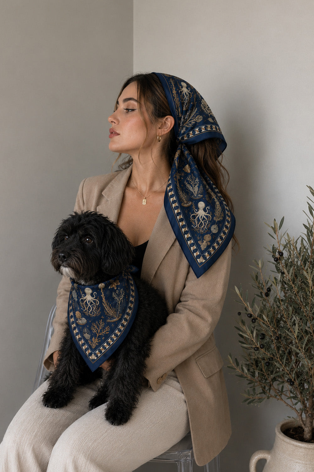 Navy Bandana - 2
