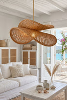 Luna Premium Rattan Sarkıt Avize - 1