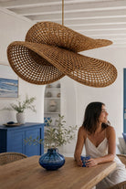 Luna Premium Rattan Sarkıt Avize - 12