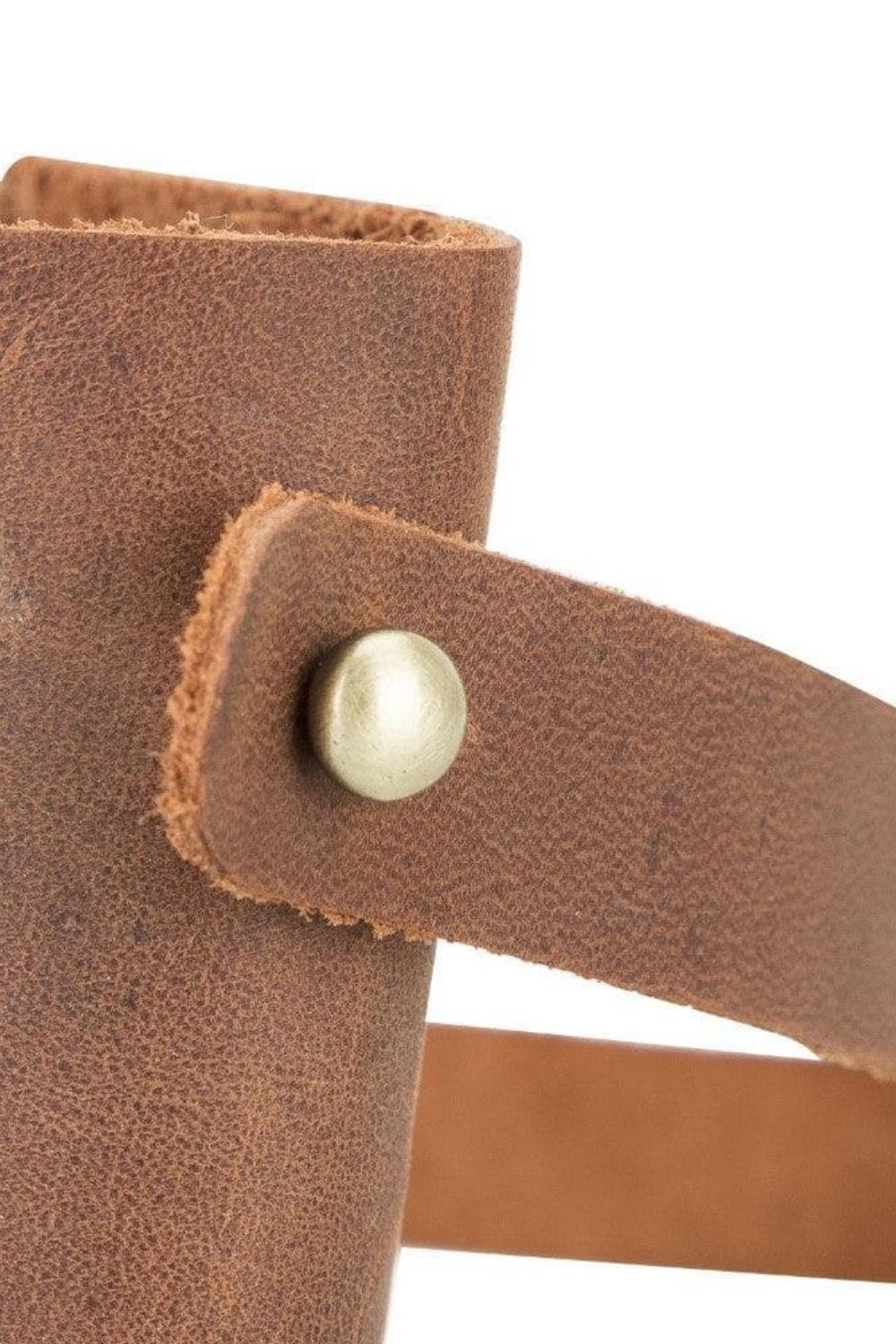 Lattea Hakiki Deri Askılı Kahve Bardak Taşıyıcısı - Mocca Clay - 3