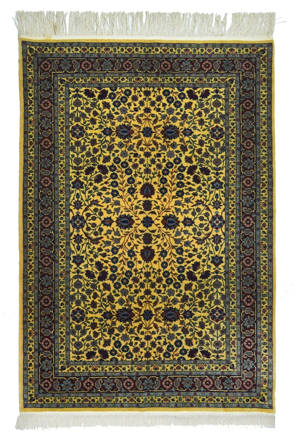 Yedi Dağın Çiçeği El Dokuma Hereke Halısı 120x180 Cm (2.16 M²) - 1