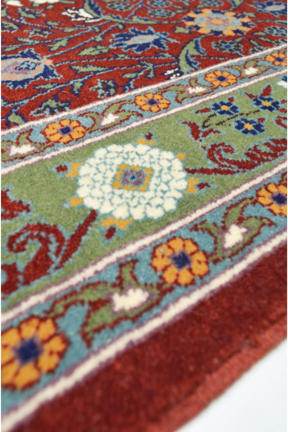 Yedi Dağın Çiçeği El Dokuma Hereke Halısı 100x180 Cm (1.8 M²) - 0