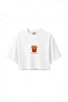 French Fries Lovers Crop T-shirt - 1