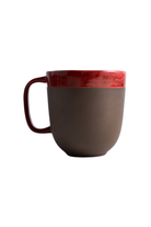 Gibson Stoneware Bardak – Kahve & Kırmızı - 1