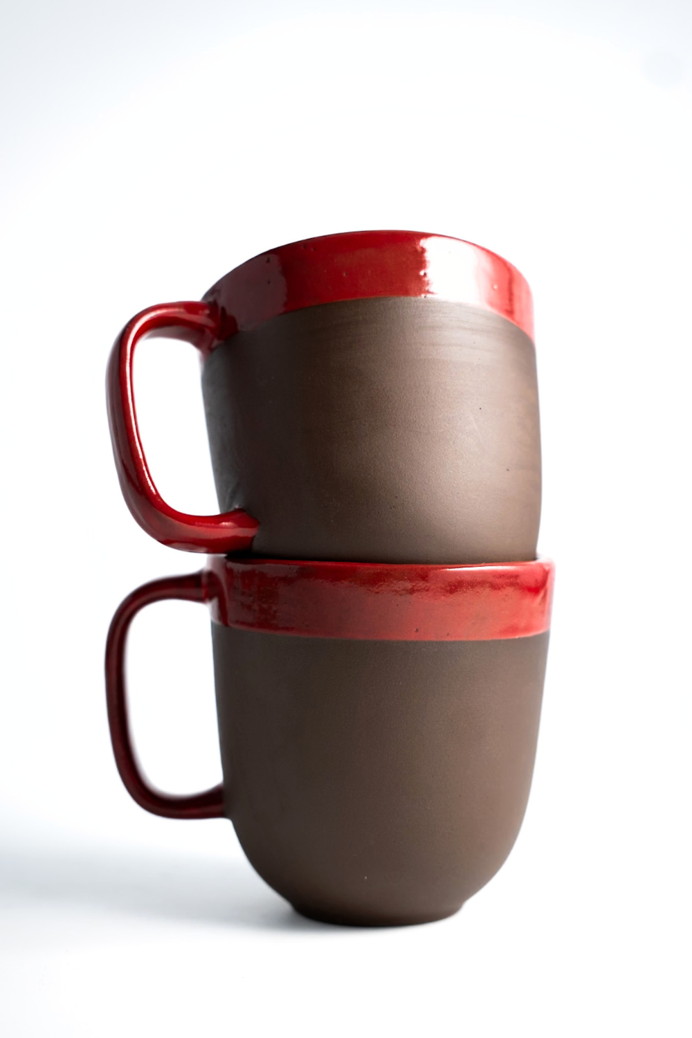 Gibson Stoneware Bardak – Kahve & Kırmızı - 2
