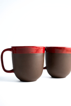 Gibson Stoneware Bardak – Kahve & Kırmızı - 3