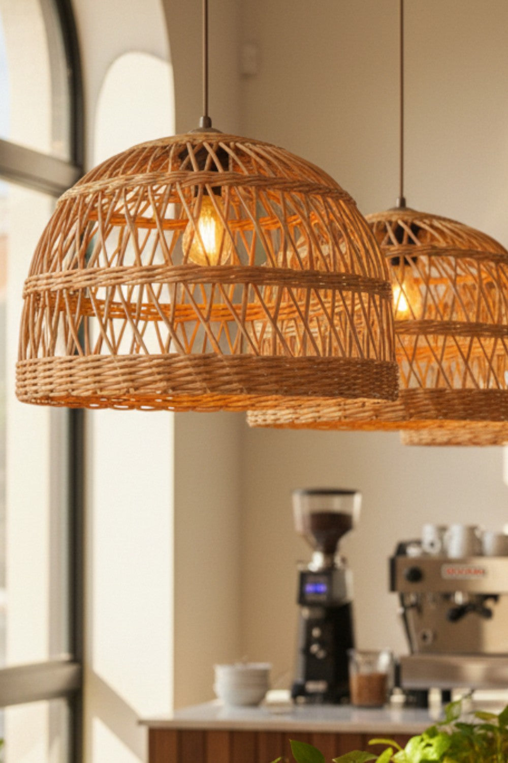 Nova Doğal Rattan Sarkıt Avize - 3