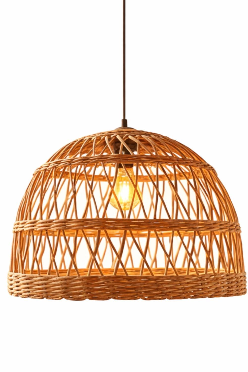 Nova Doğal Rattan Sarkıt Avize - 6