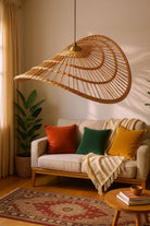 Natura Doğal Rattan Sarkıt Avize - 2