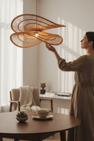 Riva Premium Rattan Sarkıt Avize - 4