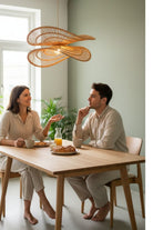 Riva Premium Rattan Sarkıt Avize - 6