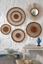 Premium Rattan 5'li Duvar Dekor Seti - 5