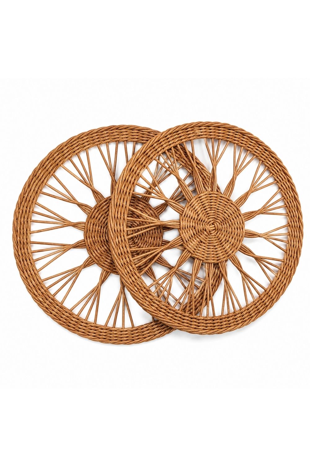 Premium Rattan 5'li Duvar Dekor Seti - 6