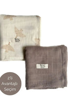Mix&Match 2'li Organik Pamuk Müslin Freebird&Umber Brown - 0