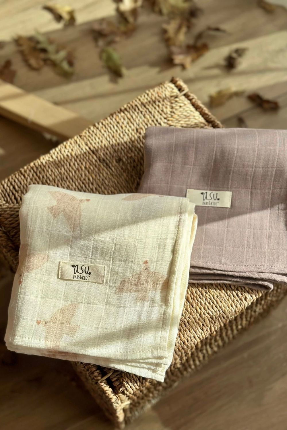 Mix&Match 2'li Organik Pamuk Müslin Freebird&Umber Brown - 1