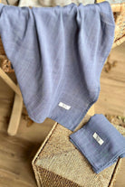 Navy Blue Organik Pamuk Müslin - 1