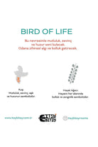 Bird Of Life Pamuk Saten Gri Bebek Çarşaf Seti 80x140 Cm - 5