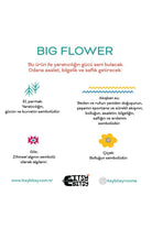 Big Flower Pamuk Saten Sarı Bebek Çarşaf Seti 80x140 Cm - 5
