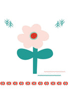 Big Flower Bebek Battaniyesi - 100x150 Cm - 5