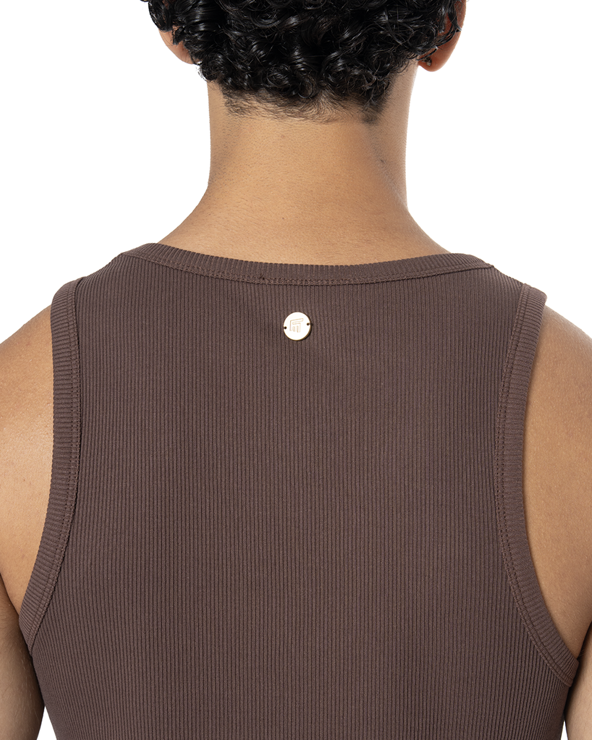 Erkek Fakemood Nakişli Top Tank - Kahverengi - 3