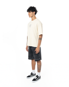 Unisex Oversize Fm Icon Yipratmali TiŞört - Krem - 3