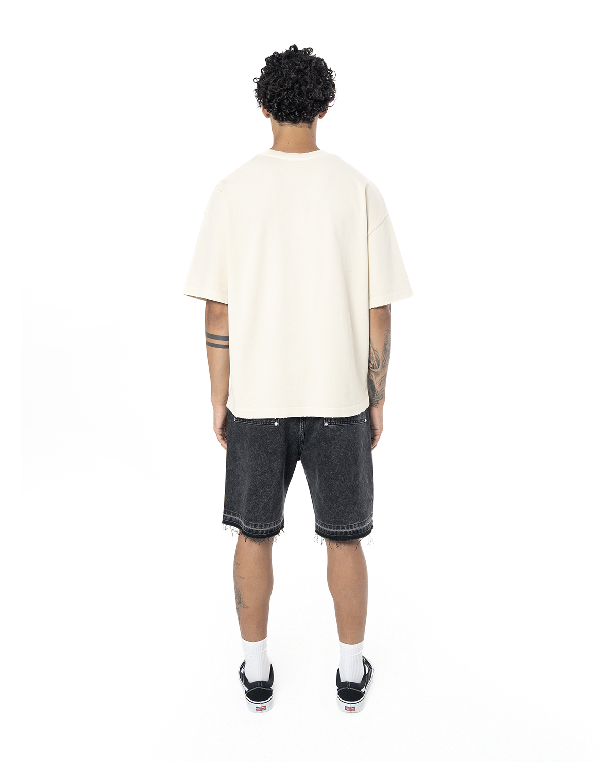 Unisex Oversize Fm Icon Yipratmali TiŞört - Krem - 4