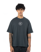 Unisex Oversize Fm Icon Yipratmali TiŞört - SiYah - 0