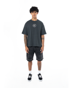 Unisex Oversize Fm Icon Yipratmali TiŞört - SiYah - 1