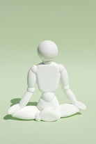 Yoga Lotus Pozu Model | Beyaz - 0