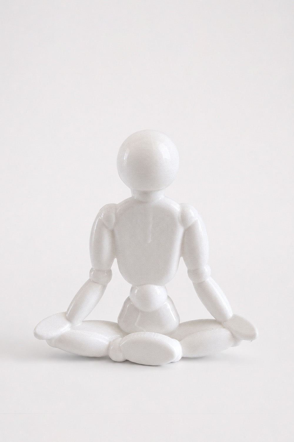 Yoga Lotus Pozu Model | Beyaz - 2