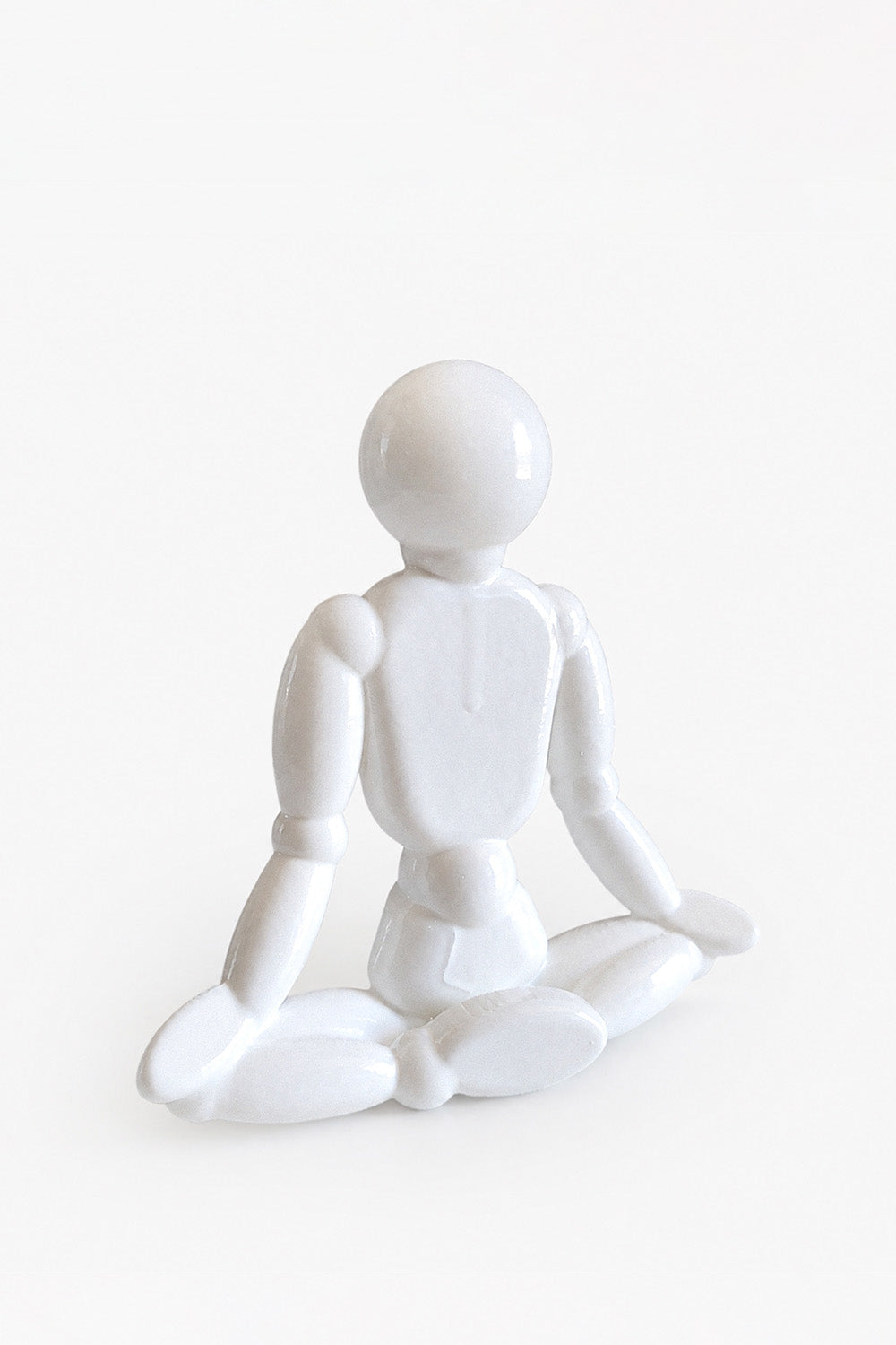 Yoga Lotus Pozu Model | Beyaz - 3