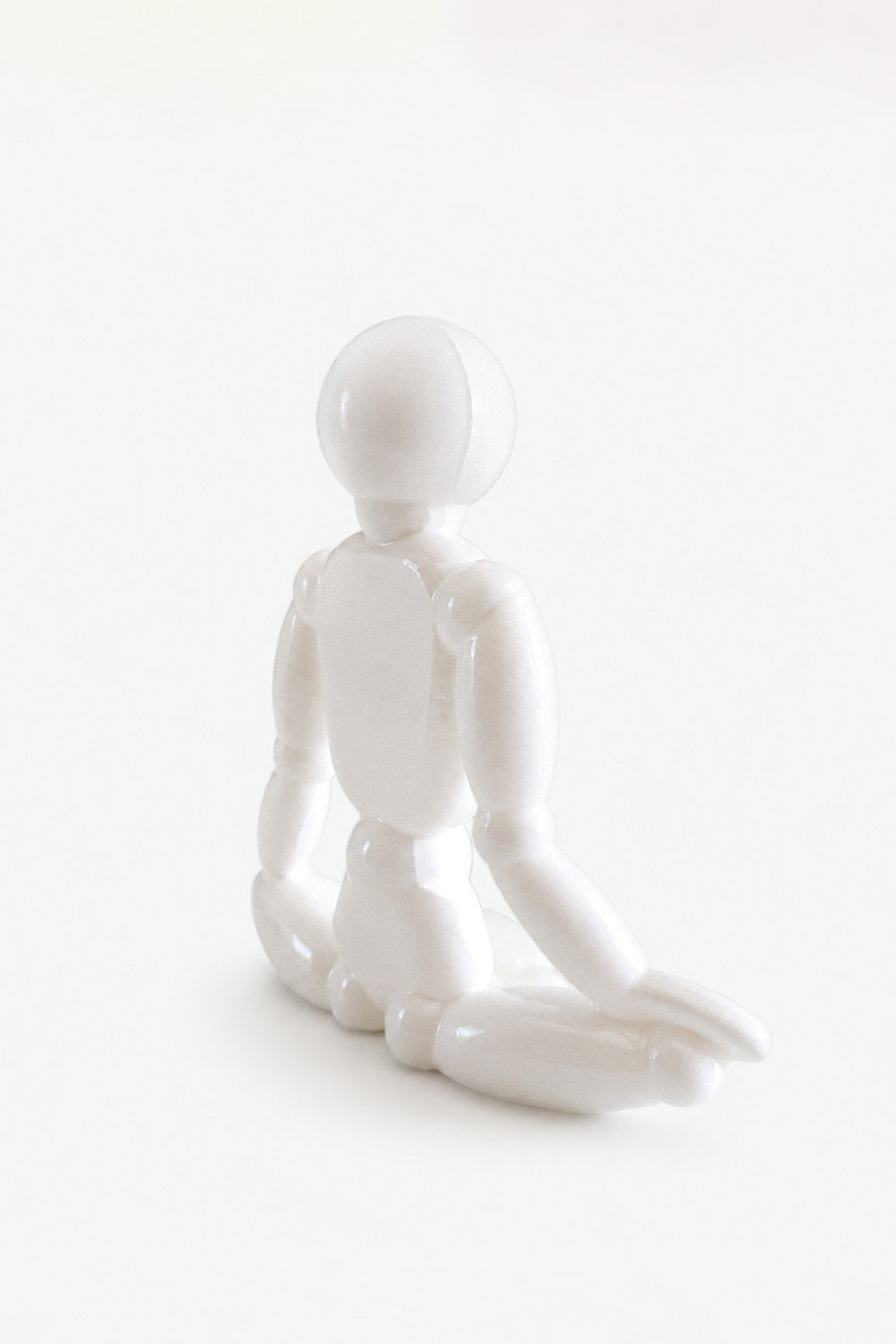 Yoga Lotus Pozu Model | Beyaz - 5