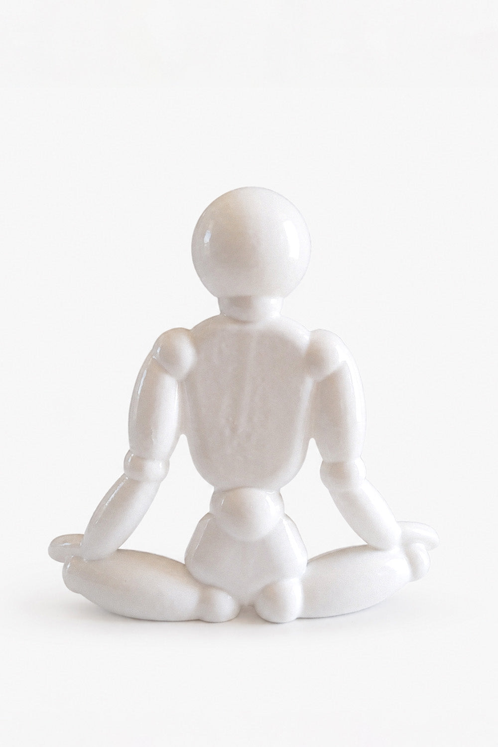 Yoga Lotus Pozu Model | Beyaz - 6