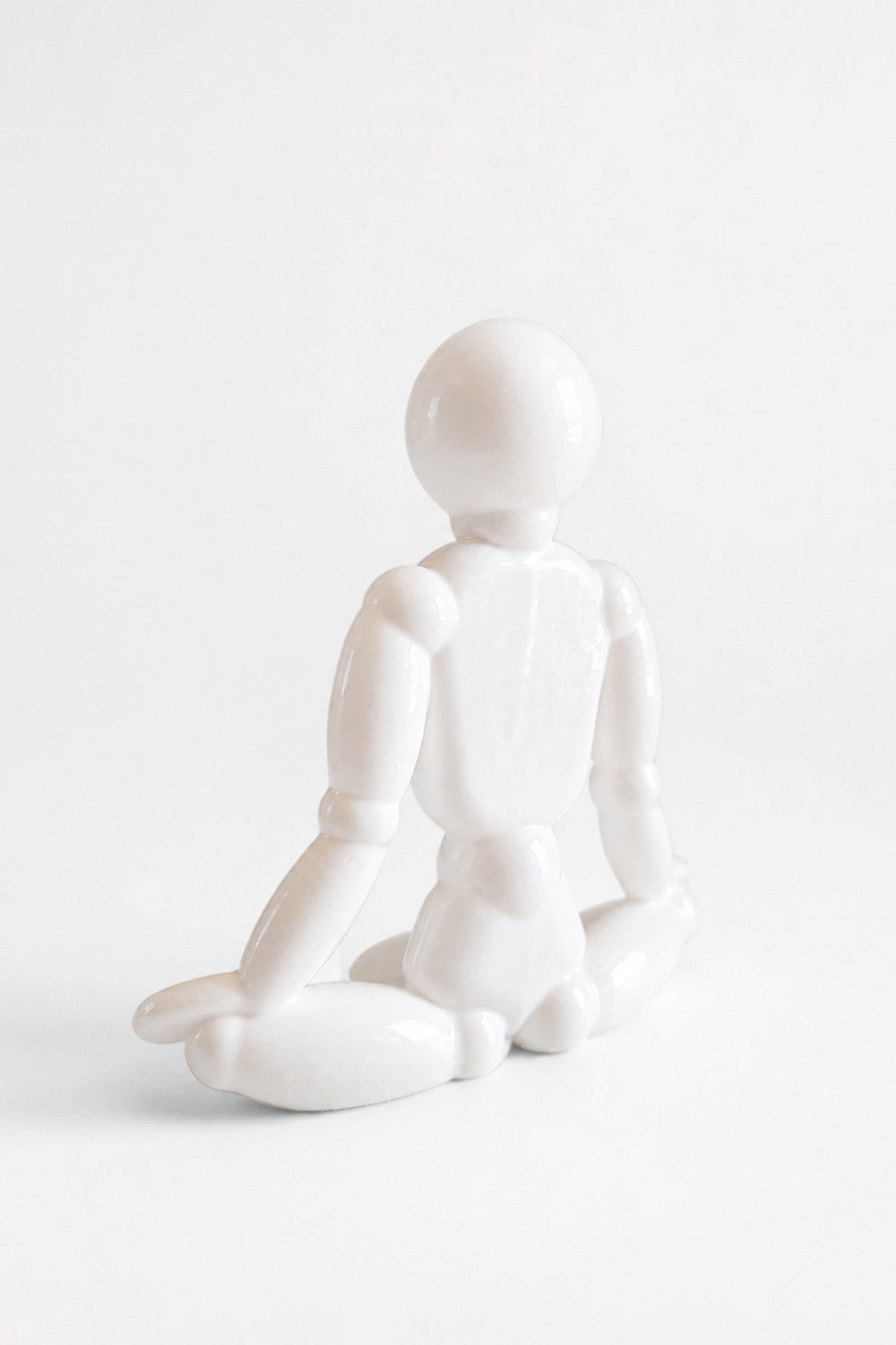 Yoga Lotus Pozu Model | Beyaz - 7