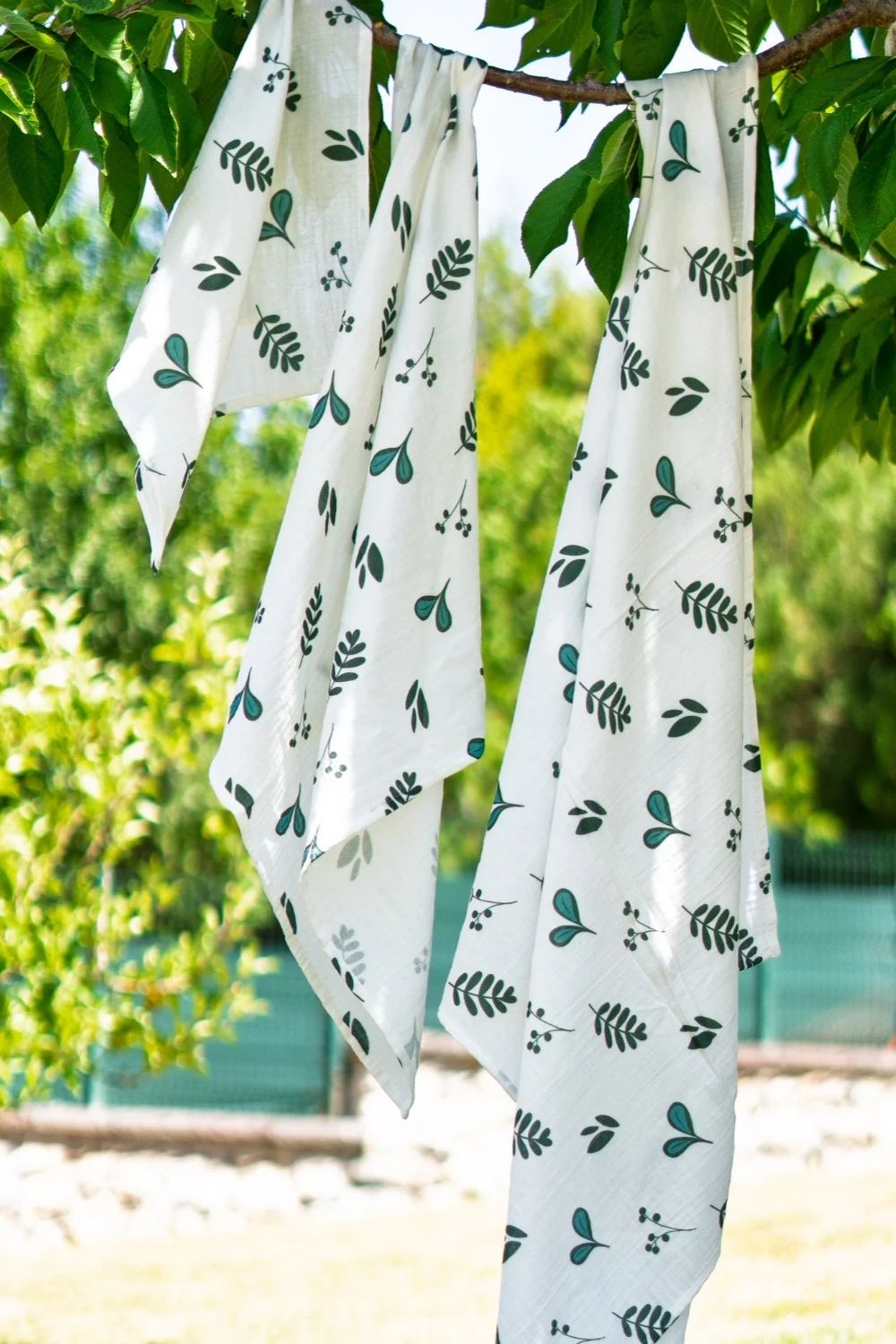 Petit Fleur Garden Müslin Bebek Örtüsü – 100x100 Cm - 4