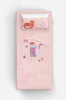 Kitty Of Queens Pamuk Saten Pembe Bebek Çarşaf Seti 80x140 Cm - 2