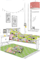 Neighbors Çok Renkli Yıkanabilir Bebek & Çocuk Halısı – 120 X 160 Cm - 4