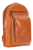 Blake Tan Luxe Deri Çapraz Unisex Sırt Çantası - 2