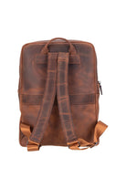 Atelier Heritage Saddle Hakiki Deri Laptop Sırt Çantası – 16” Uyumlu - 2