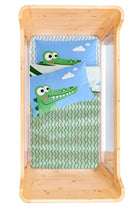 Croc-A-Dream Çift Taraflı Pamuk Saten Çok Renkli Bebek Nevresim Seti 100x150 Cm - 0