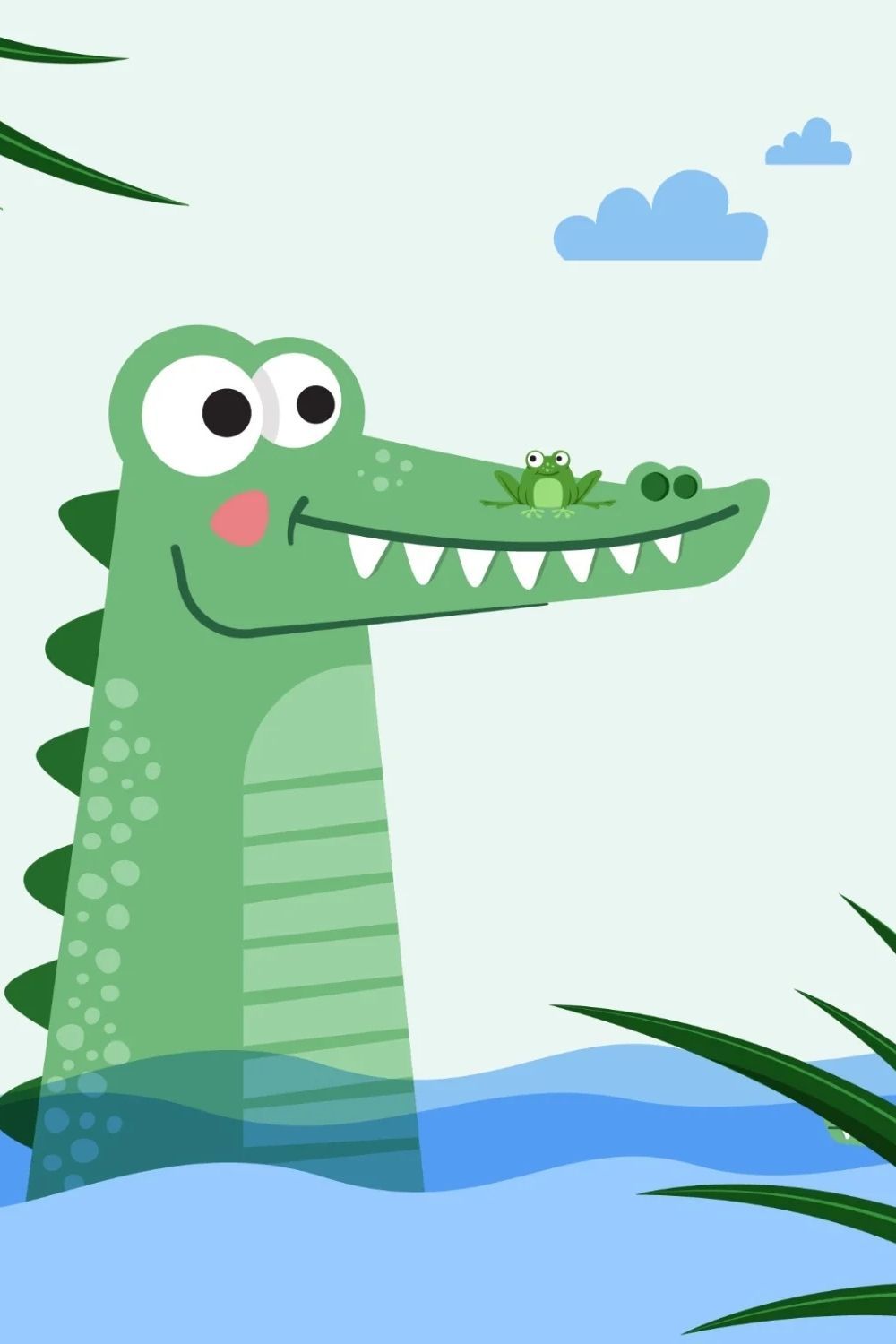 Croc-A-Dream Çift Taraflı Pamuk Saten Çok Renkli Bebek Nevresim Seti 100x150 Cm - 2